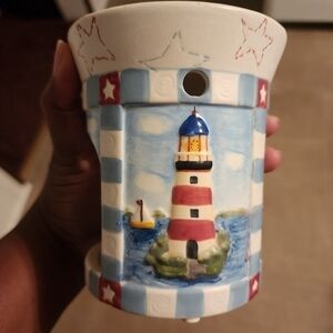 Yankee Candle Beach Nautical Lighthouse Wax Tart Warmer
